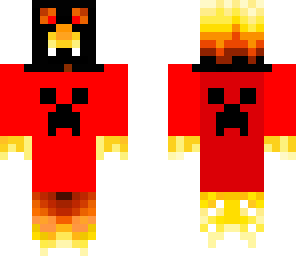 creeper fire shirt