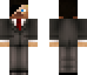 business man with headphones