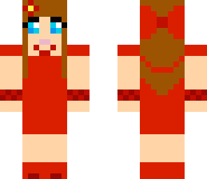 red dress girl