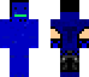 blue man