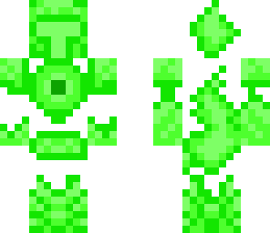 green flame
