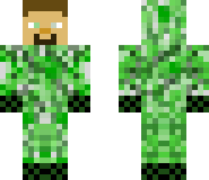 creeper with steve mask