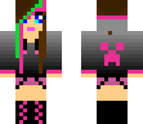 cute punk girl shaded -edited-