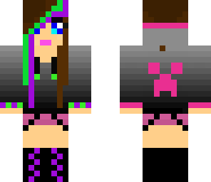 cute punk girl shaded -edited-