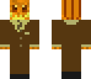pumpkin suit man