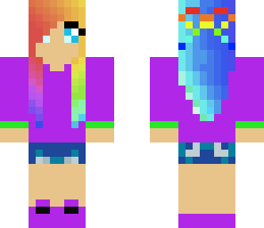 cute rainbow girl edited