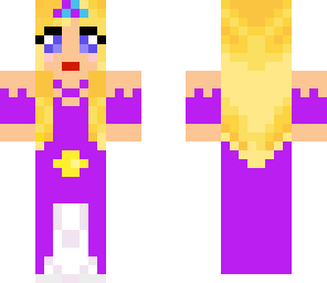 purple princess girl