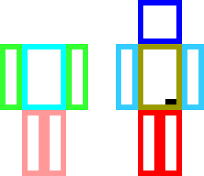 multicolored man