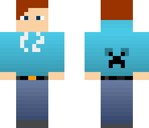 cool blue creeper guy