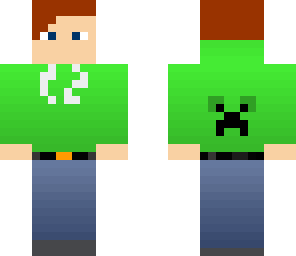 cool green creeper guy