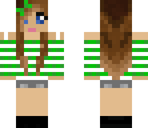 girl in green