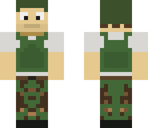 soldier in training