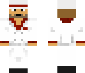 white suit