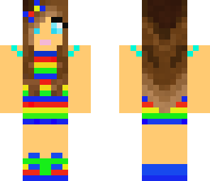 rainbow girl