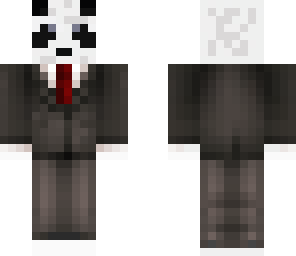 panda in suit