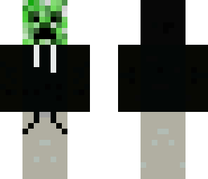 creeper in a hoodie