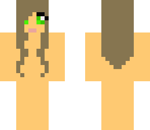 brown hair girl template