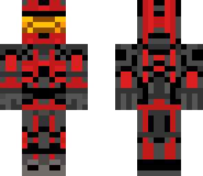 red and grey spartan vii armor
