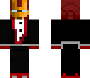 ironman red black suite