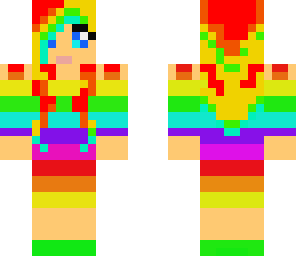 rainbow girl