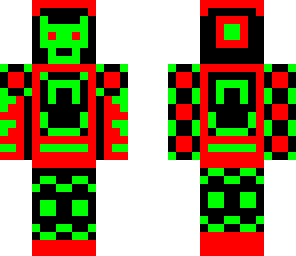 black re green men
