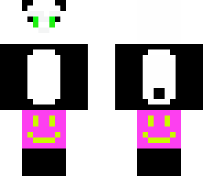 panda with pink boxers