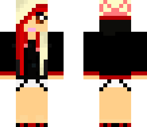 red hoodie girl