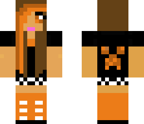 orange creepr girl
