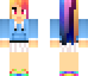 humandash with rainbow shoes