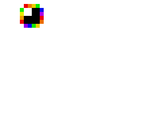 eye creature rainbow