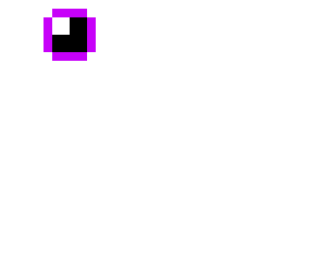 eye creature purple