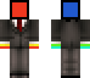 rubix cube in suit