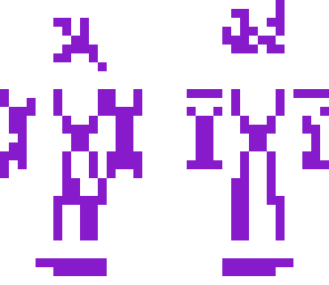 purple pixel guy