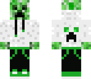 creeper in green hoodie