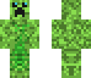 creeper with blue eyes