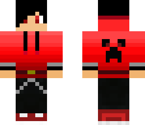 kid with red hood and headphones