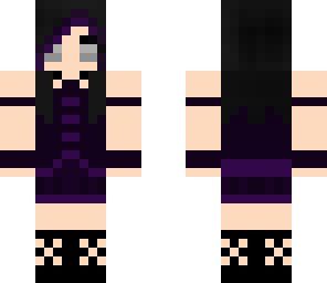 purple emo girl