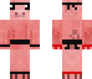 black belt pig