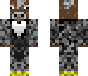 tuxedo cow