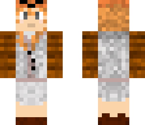 minecraft snowman girl