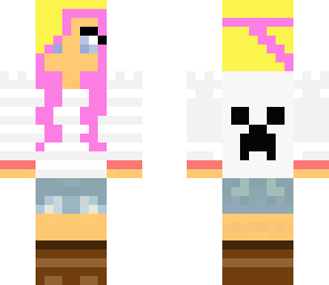 pink girl creeper