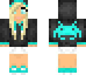 shaded female hoodie