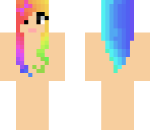 rainbow hair template