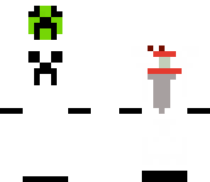 creeper in hoody with sword