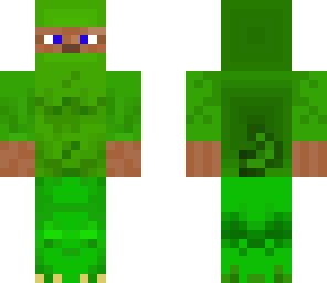green dino-fan skin