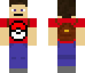 modern steve with pokeball shirt