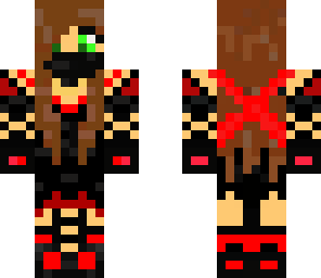 red ninja girl