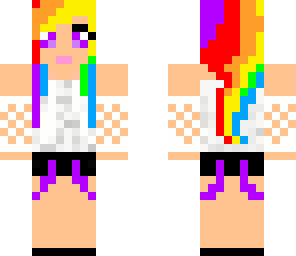 rainbow girl