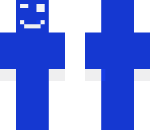blue man
