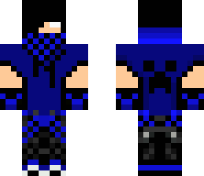blue herobrine teenager